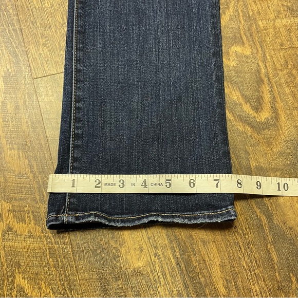 American Eagle Artist Crop Jeans Women Size 16 Long Next Level Stretch Dark Wash - Picture 5 of 10